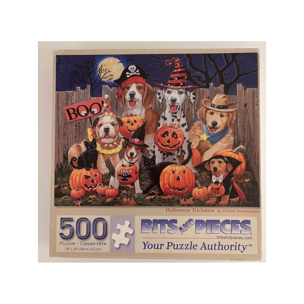 Bits and Pieces Halloween Tricksters 500pc Jigsaw Puzzle William Vanderdasson